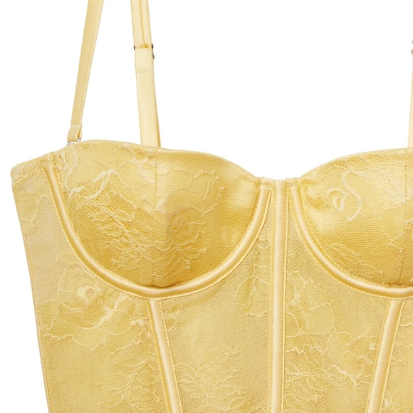 BOUQUET LACE BUSTIER TOP - Picture 3 of 4